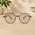 Crystal Smoke Square Optical Frame - BLK-OF-0016