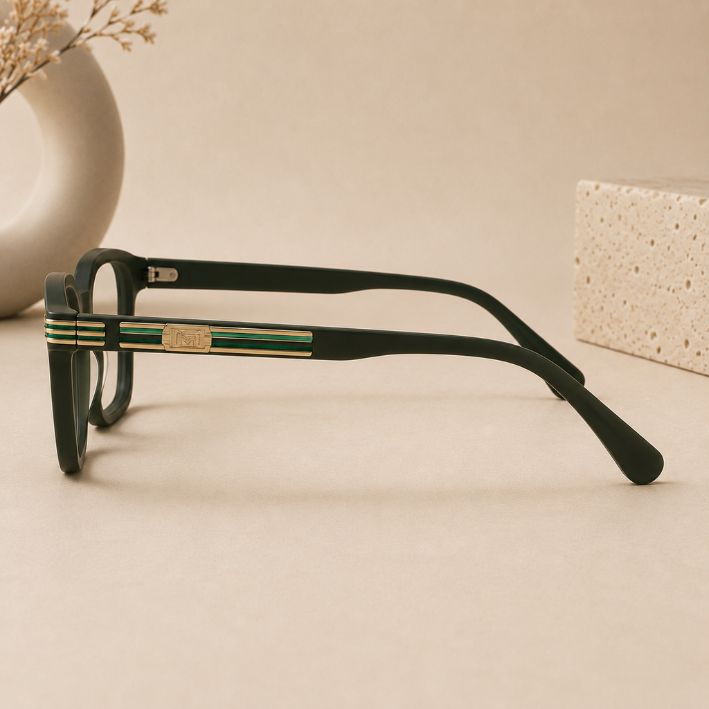 Blink Eyewear Emerald Green Square Frame - BLK-OF-0027