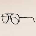 Heritage Windsor Aviator Optical Frame - BLK-OF-0039-BL
