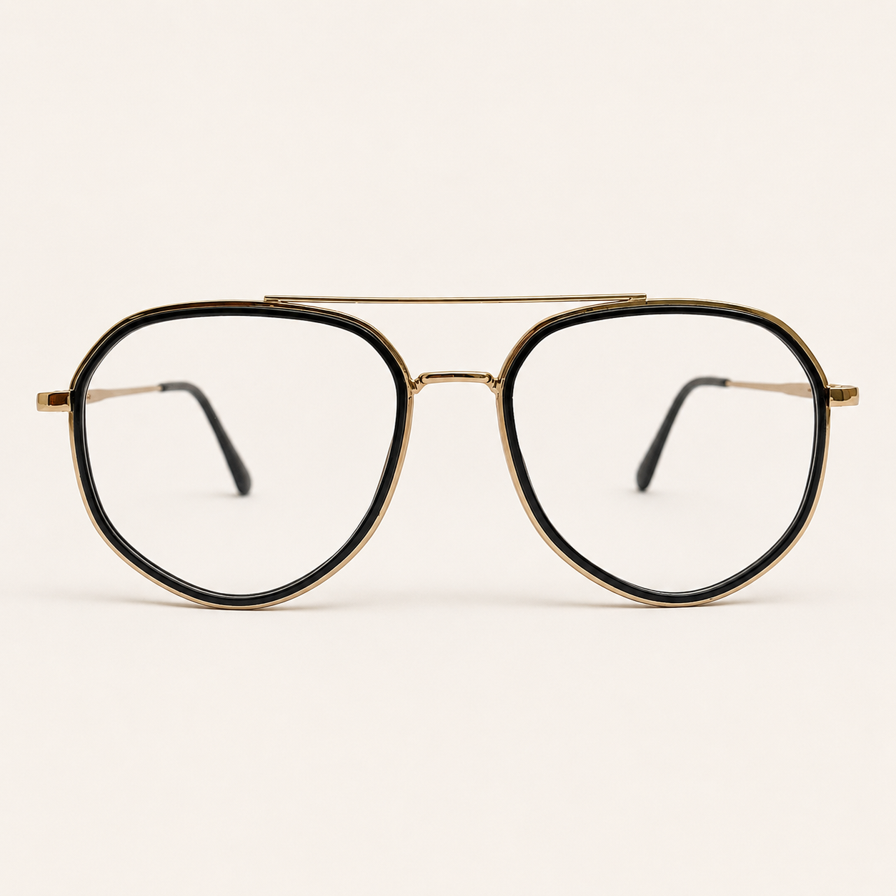 Heritage Windsor Aviator Optical Frame - BLK-OF-0039