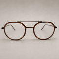 Heritage Round Browline Optical Frame – Brown Tortoise - BLK-OF-0040