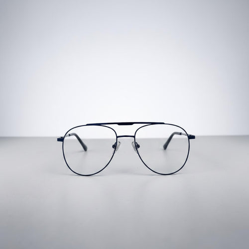 Classic Aviator Optical Frame – Matte Black - BLK-OF-0046