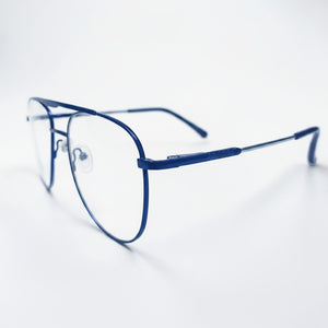 Classic Aviator Double Bridge Midnight Blue - BLK-OF-0047-BL