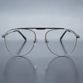 Classic Aviator Double Bridge Silver Frame - BLK-OF-0046-SL