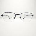 Elegant Rimless Rectangular Black Frame – BLK-OF-0048-BL