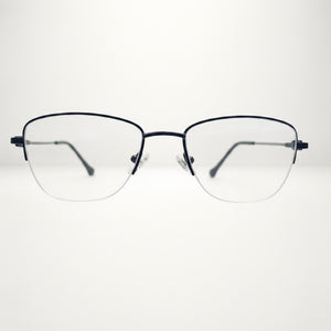 Elegant Rimless Rectangular Black Frame – BLK-OF-0048-BL