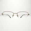 Elegant Rimless Rectangular Gold Frame – BLK-OF-0048