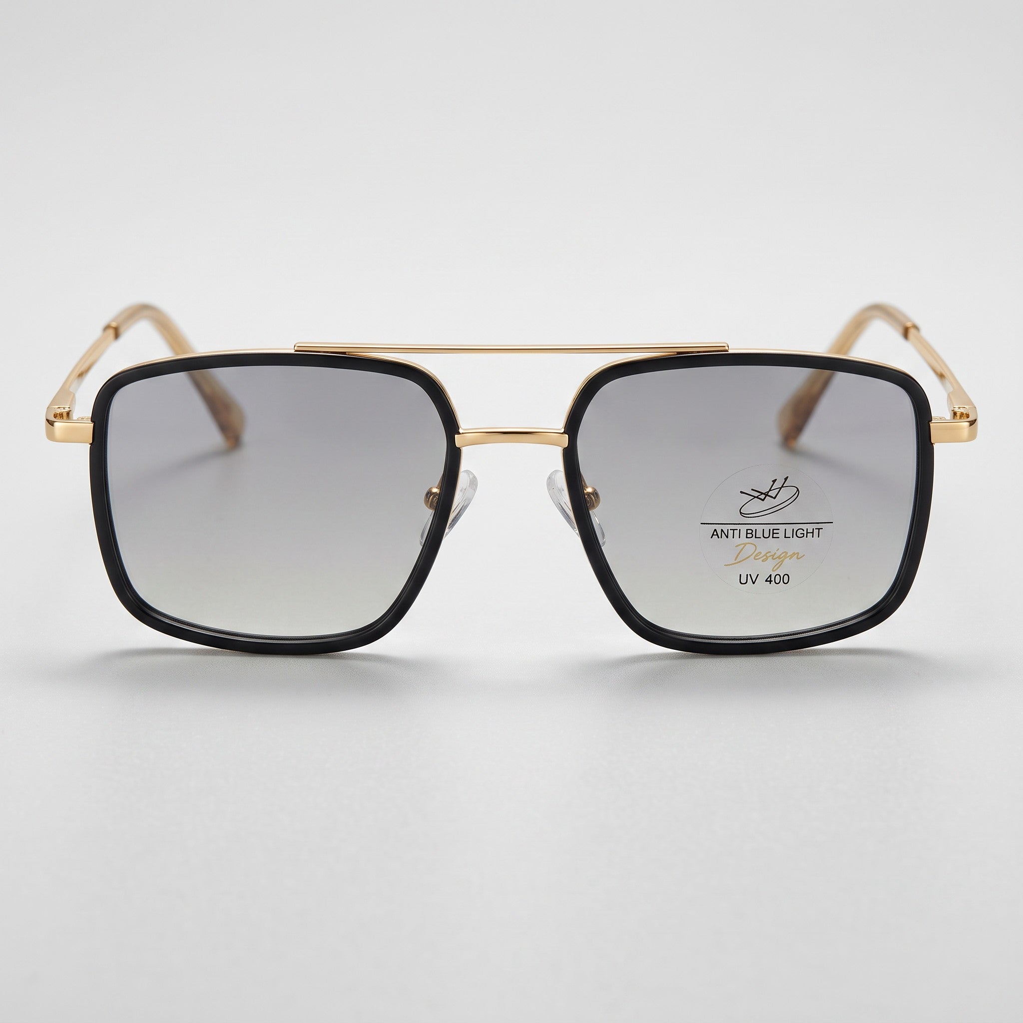 Classic Square Black & Gold Frame - BLK-OF-0052
