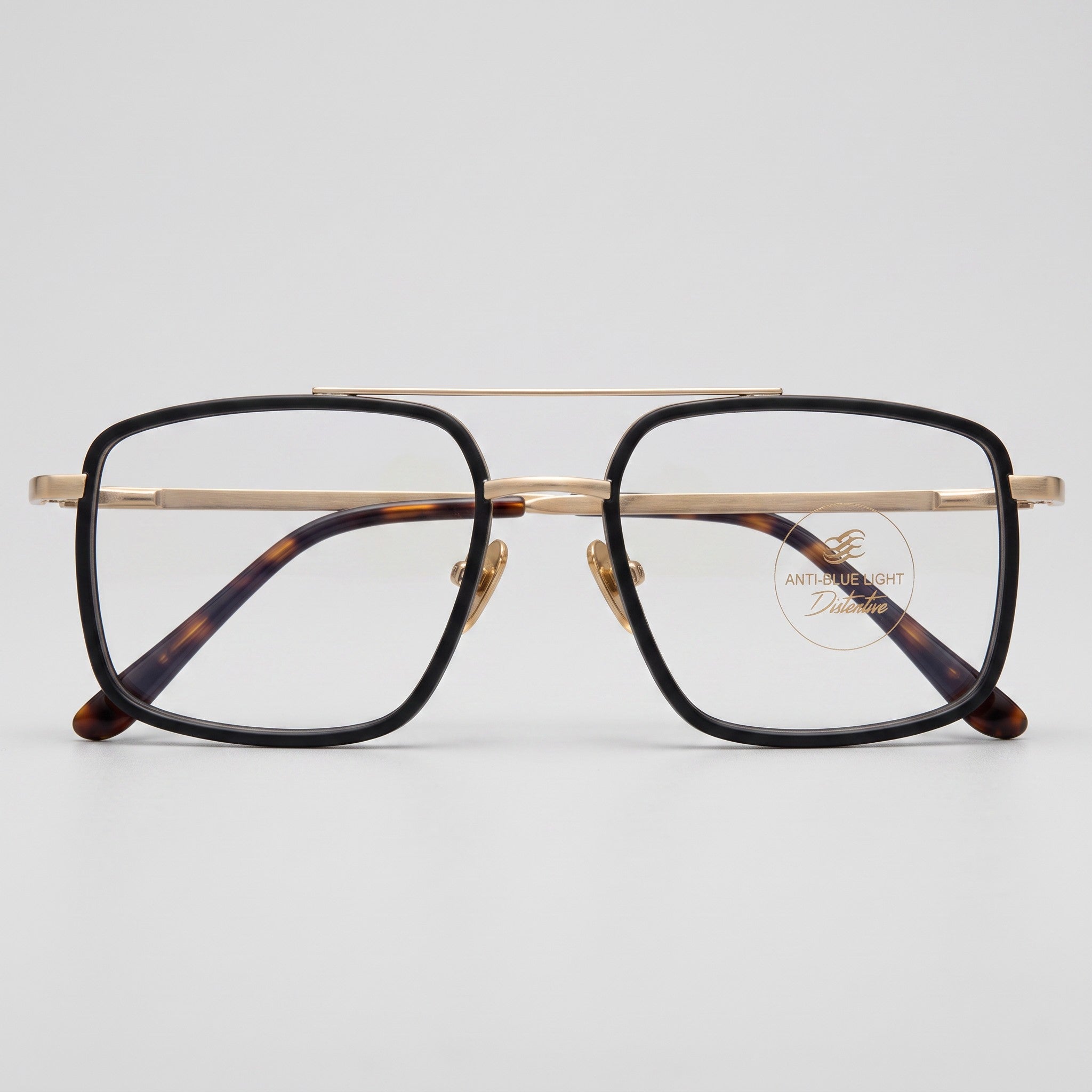 Classic Square Black & Gold Frame - BLK-OF-0052