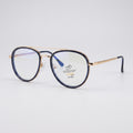 Classic Round Black & Gold Frame - BLK-OF-0053