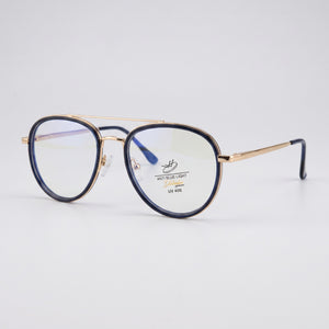 Classic Round Black & Gold Frame - BLK-OF-0053
