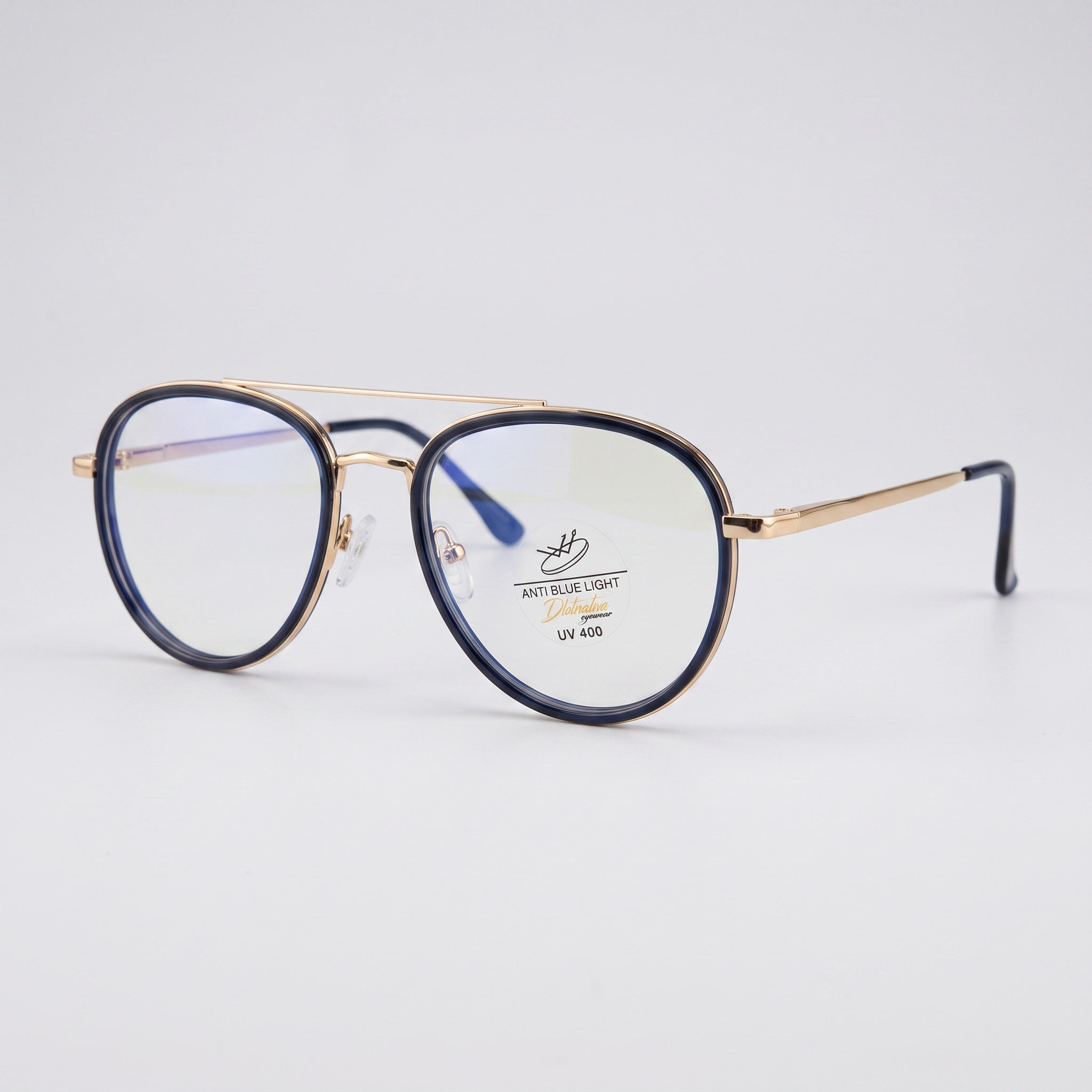 Classic Round Black & Gold Frame - BLK-OF-0053