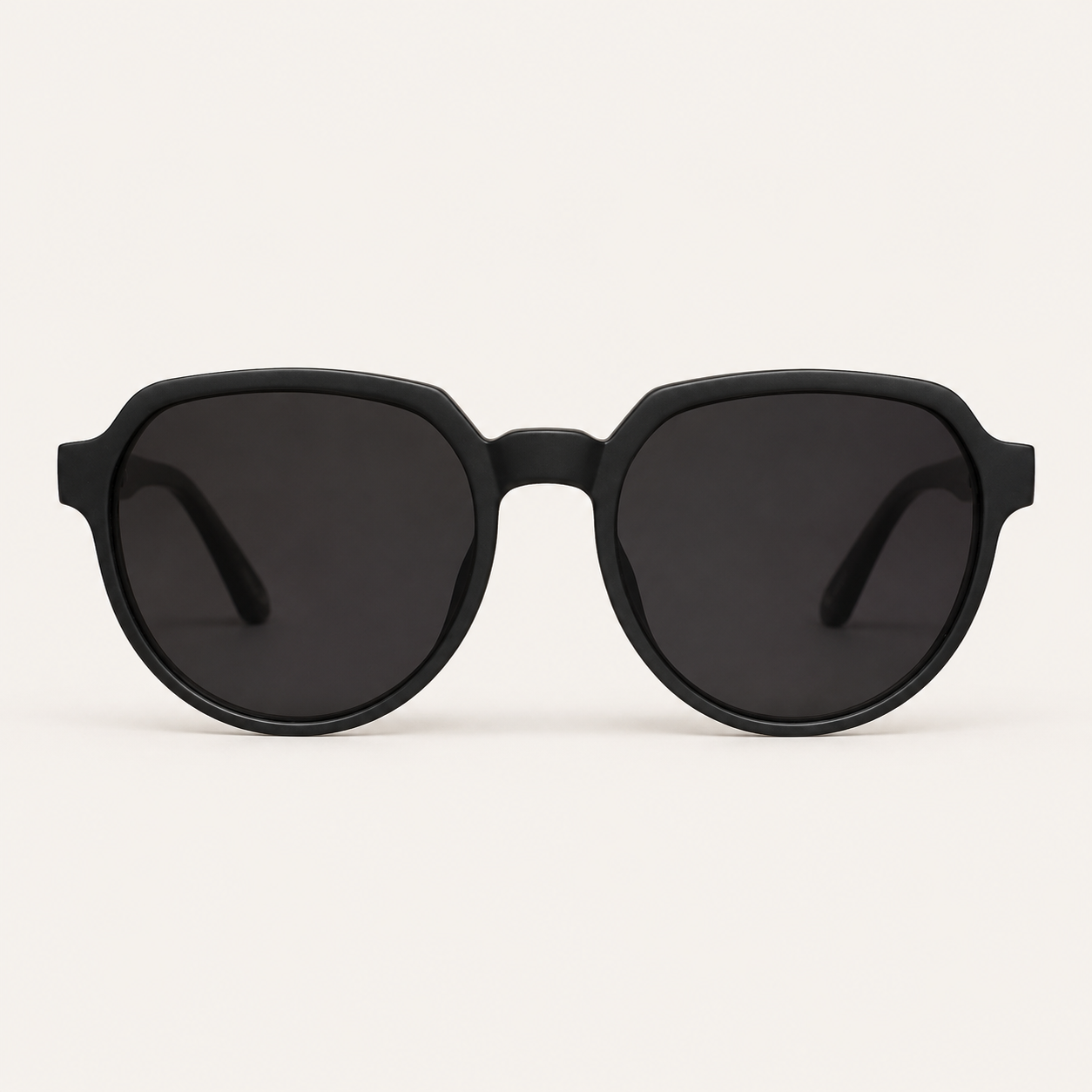 Clip-On Frame – Matte Black with Magnetic Sun Clip - BLK-OF-0054