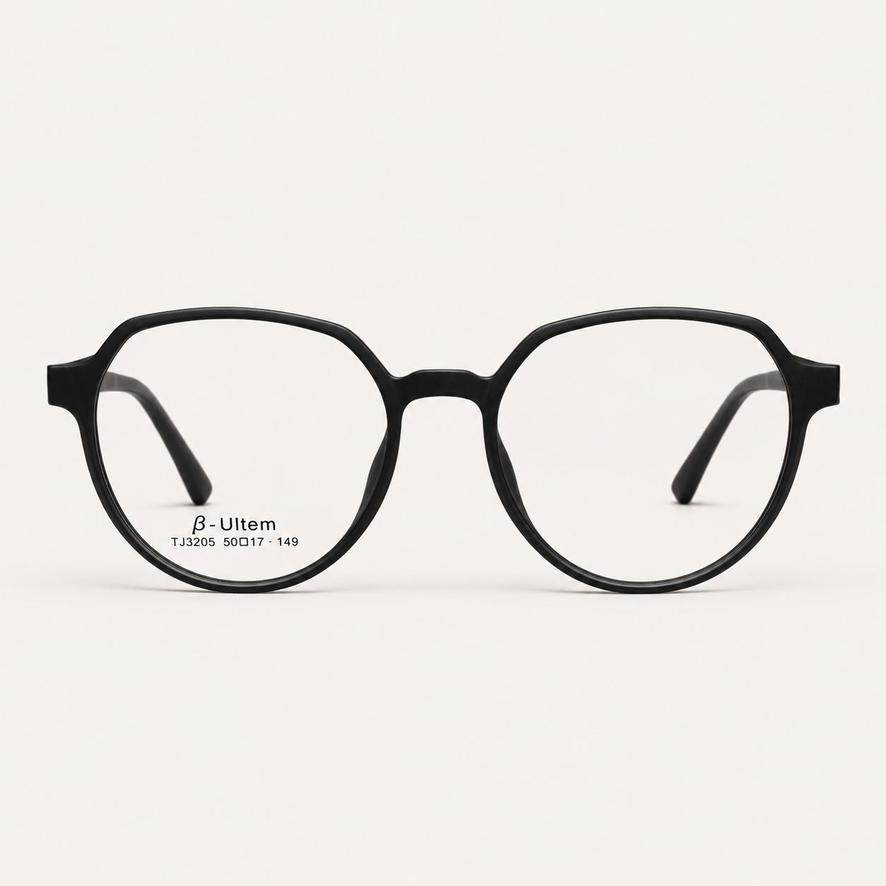 Clip-On Frame – Matte Black with Magnetic Sun Clip - BLK-OF-0054