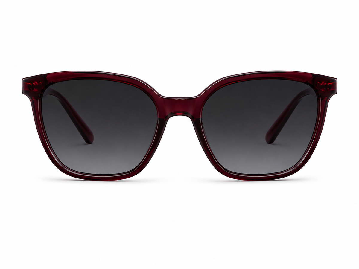 Ruby Red Clip-On Frame - BLK-OF-0060