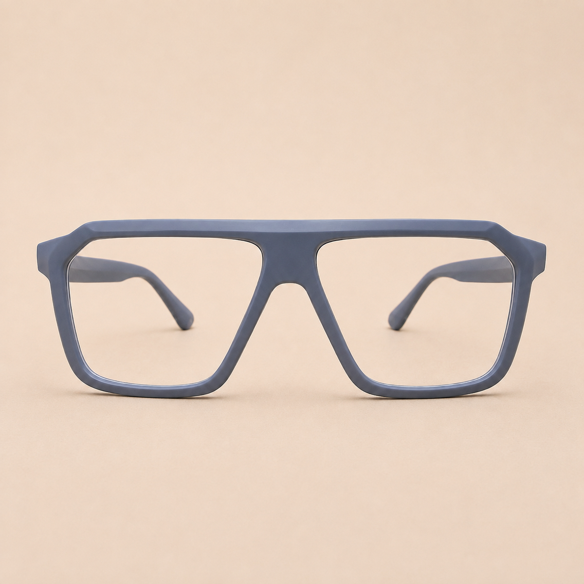 Grey Square Optical Frame - BLK-OF-0081