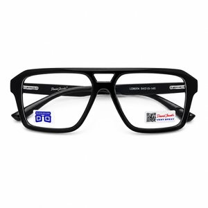 Classic Black Aviator Optical Frame - BLK-OF-0082
