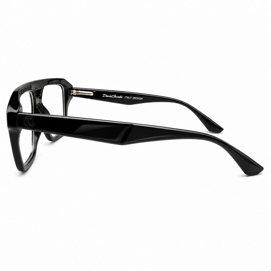 Classic Black Aviator Optical Frame - BLK-OF-0082
