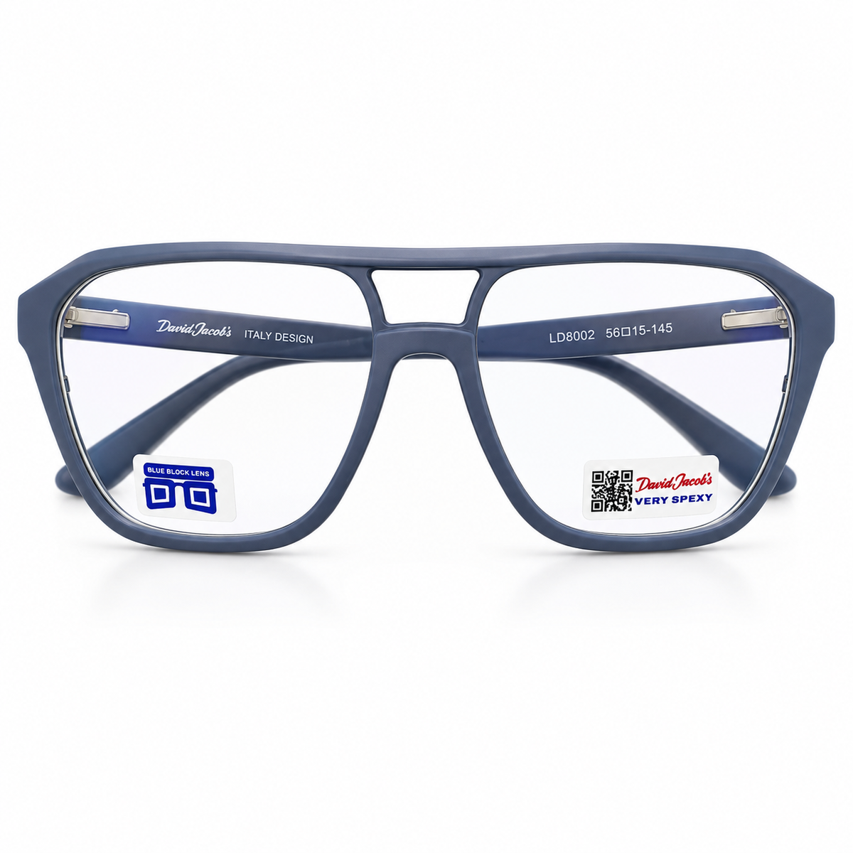 Slate Grey Aviator Optical Frame - BLK-OF-0083