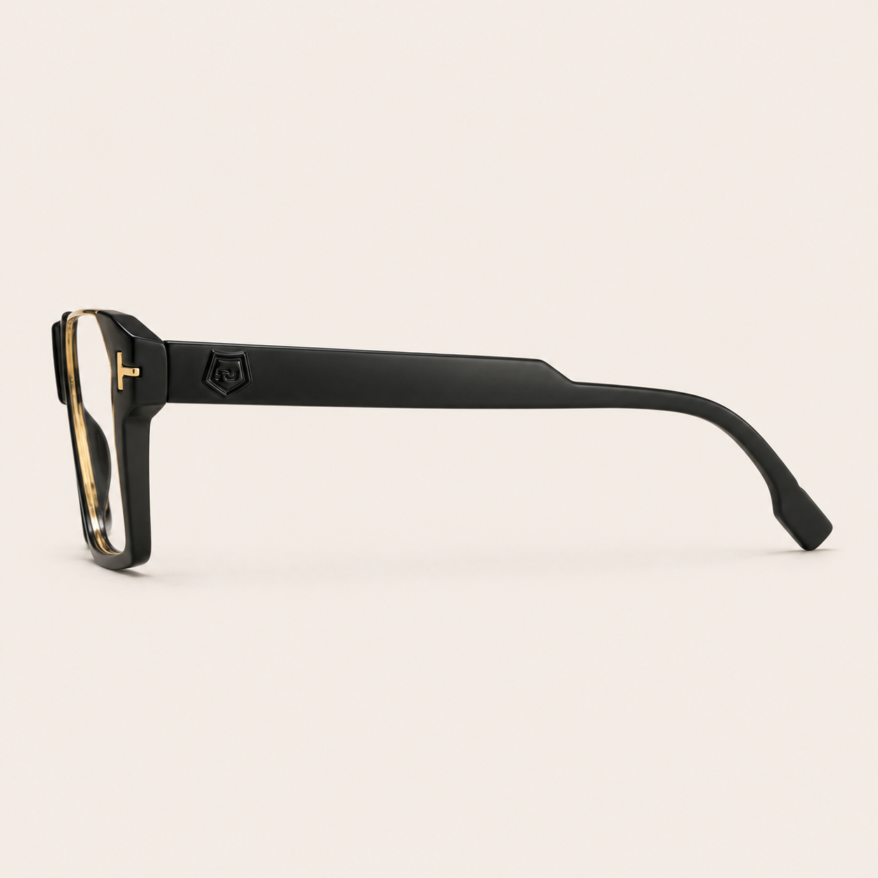 Luxury Black Gold Prescription Eyeglasses - BLK-PR-0001