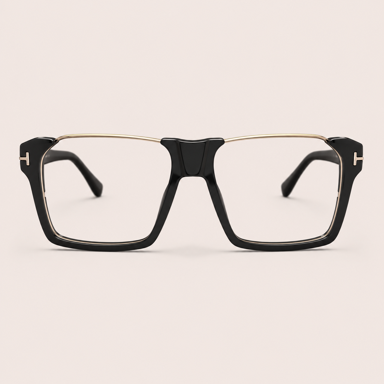 Luxury Black Gold Prescription Eyeglasses - BLK-PR-0001