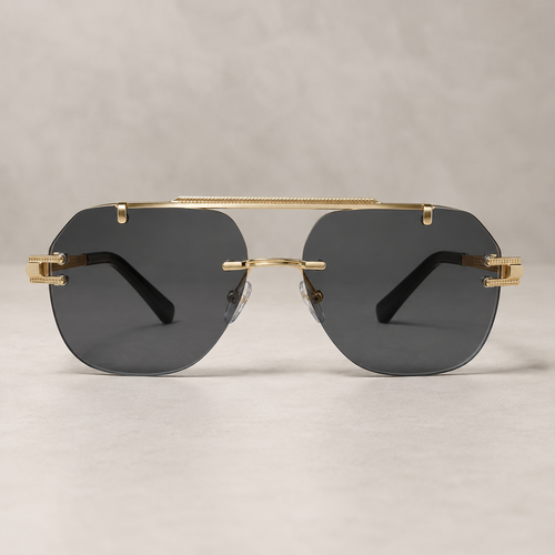 Cartier Rimless Navigator Gold With Transition Glasses - CT-OF-0013