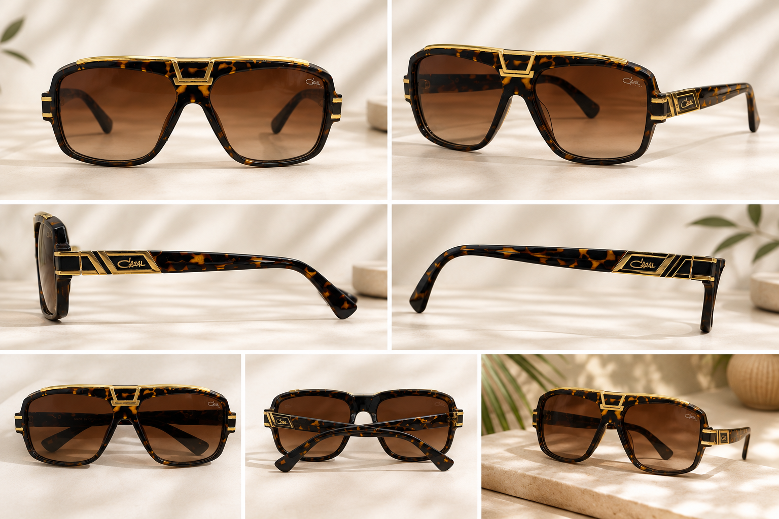 Blink Eyewear Monarch Tortoise Square Sunglasses – Brown Gradient Lens - BLK-SG-0010