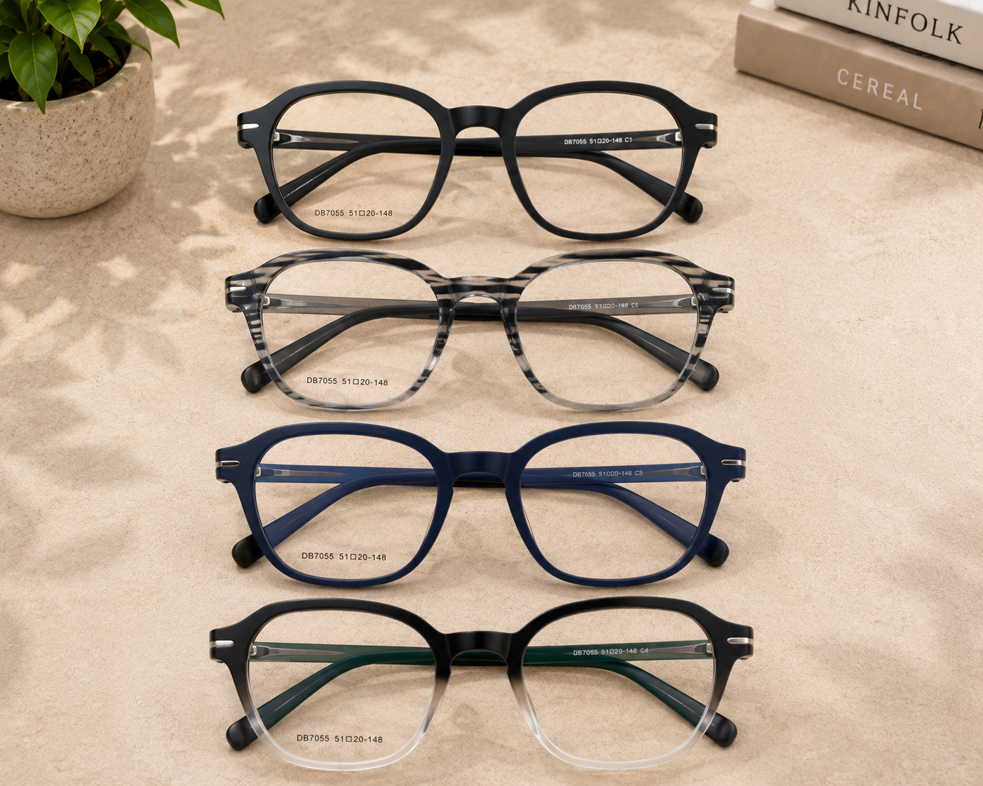 BLINK Eyewear Classic Square Optical Frame  Premium Lightweight | Everyday Comfort - BLK-OF-0021