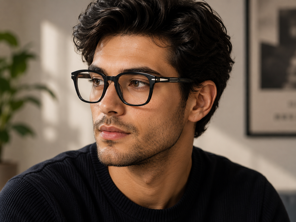 BLINK Eyewear Classic Square Optical Frame  Premium Lightweight | Everyday Comfort - BLK-OF-0021