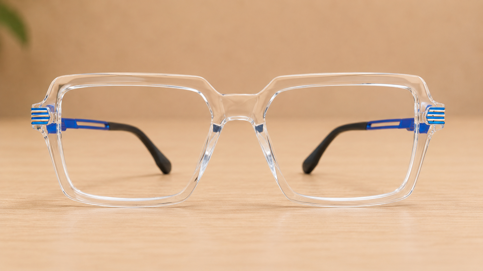 Blink Eyewear Premium Crystal Square Optical Frame - BLK-OP-0025