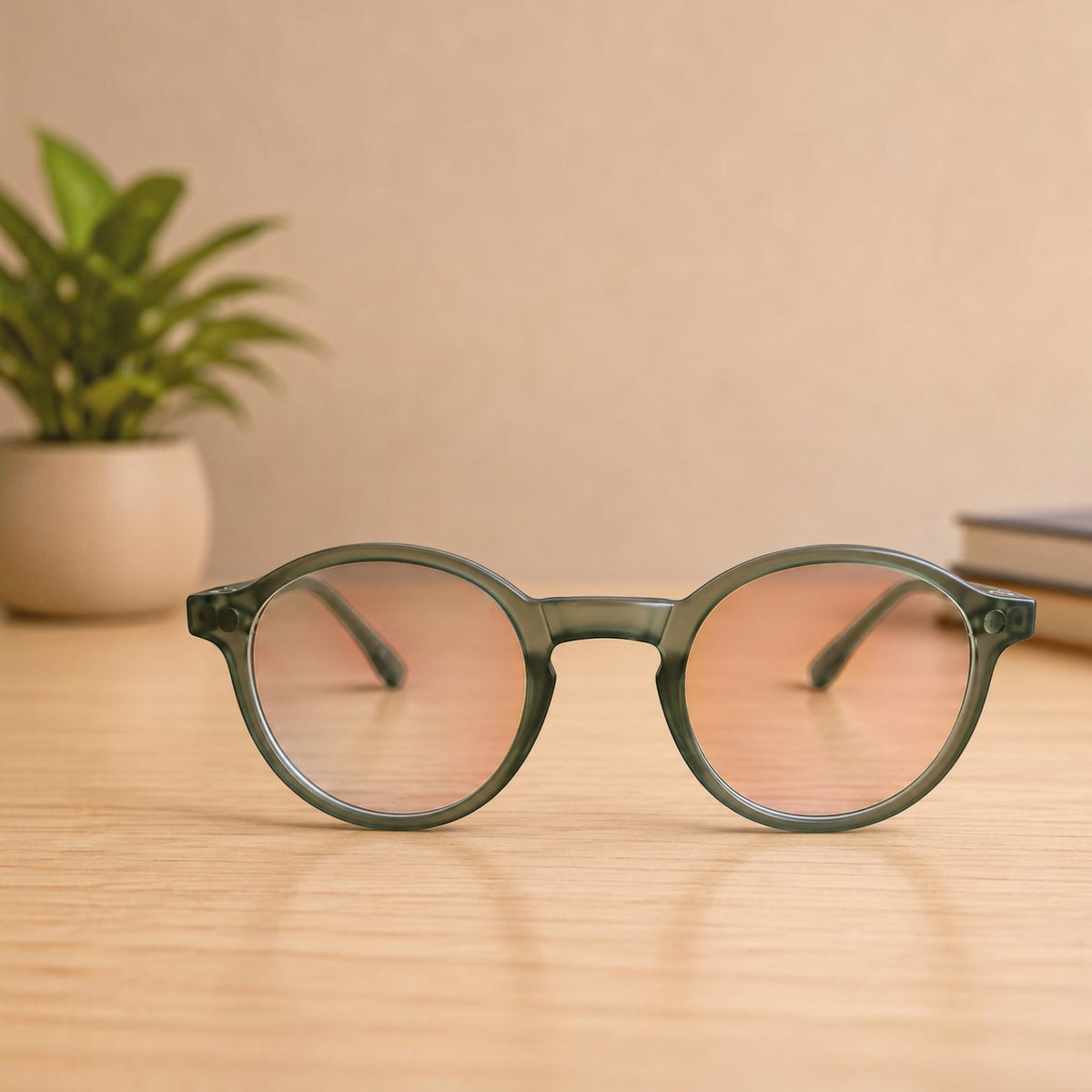Classic Round Optical Frame - BLK-OP-0026