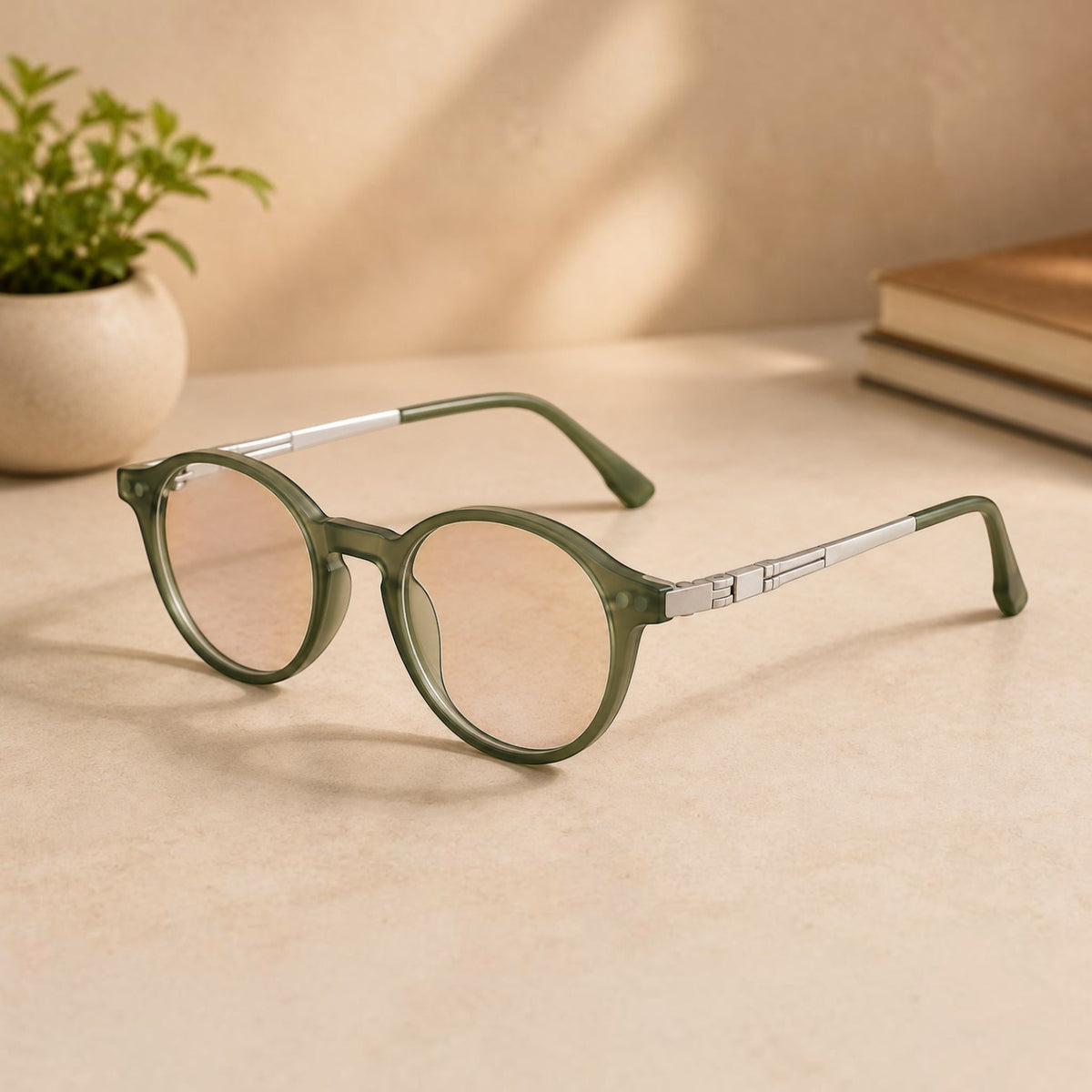 Classic Round Optical Frame - BLK-OP-0026
