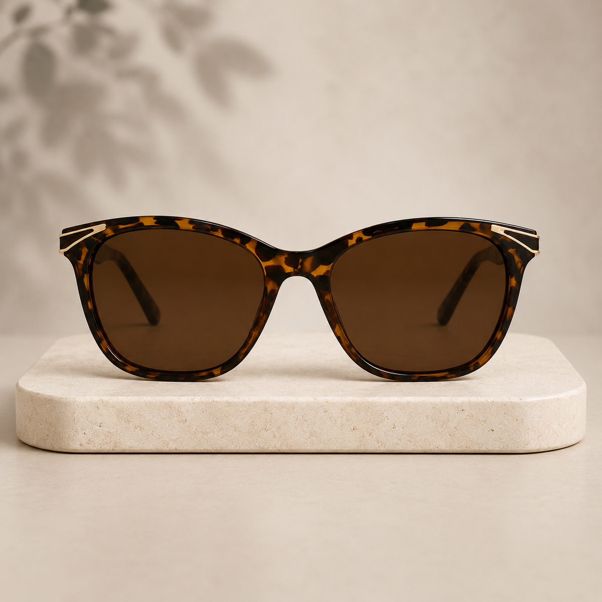 Premium Tortoiseshell Polarized Sunglasses -  BLK-SG-0001