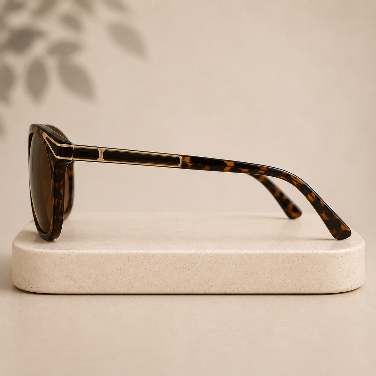Premium Tortoiseshell Polarized Sunglasses -  BLK-SG-0001