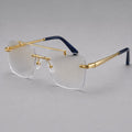 Cartier Rimless Square Gold With Transition Glasses - CT-OF-0014
