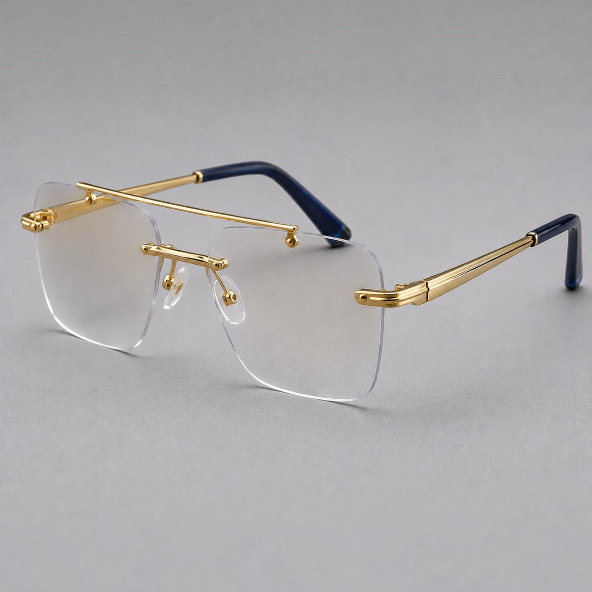 Cartier Rimless Square Gold With Transition Glasses - CT-OF-0014