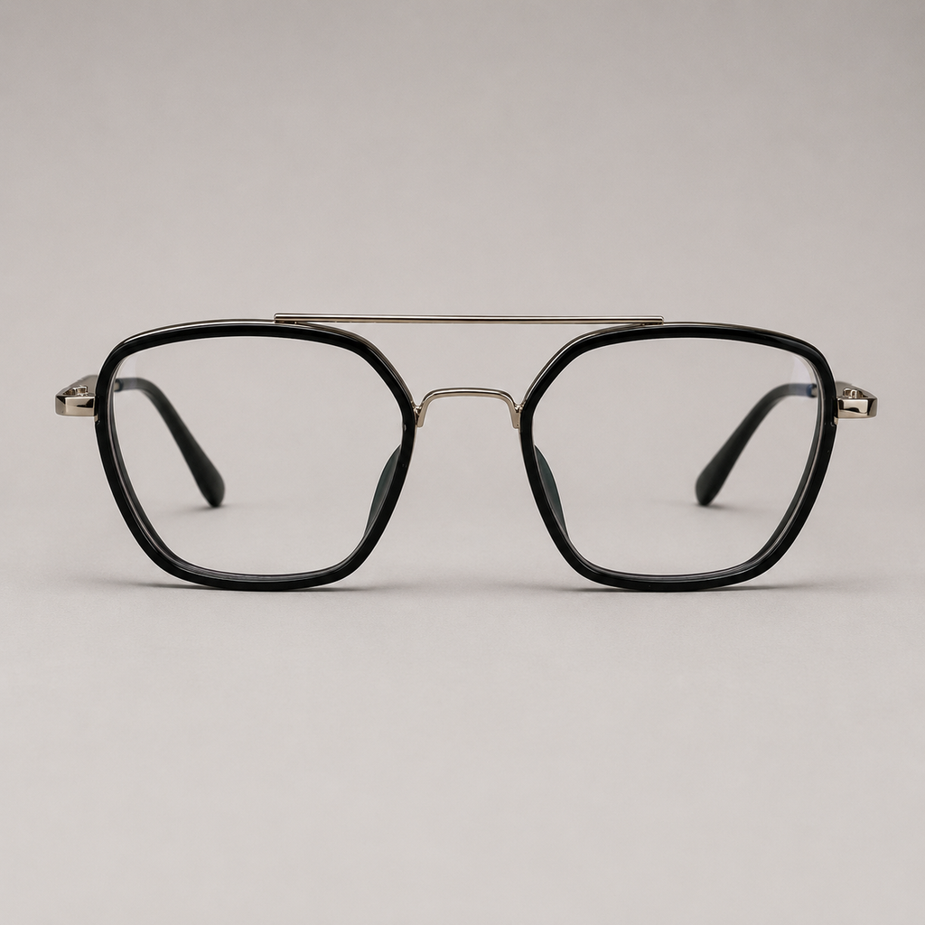 Black Aviator Square Premium Lightweight - BLK-OF-0012