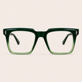 David Jacob Emerald Fade Premium Square Optical Frame - DJ-PR-0012