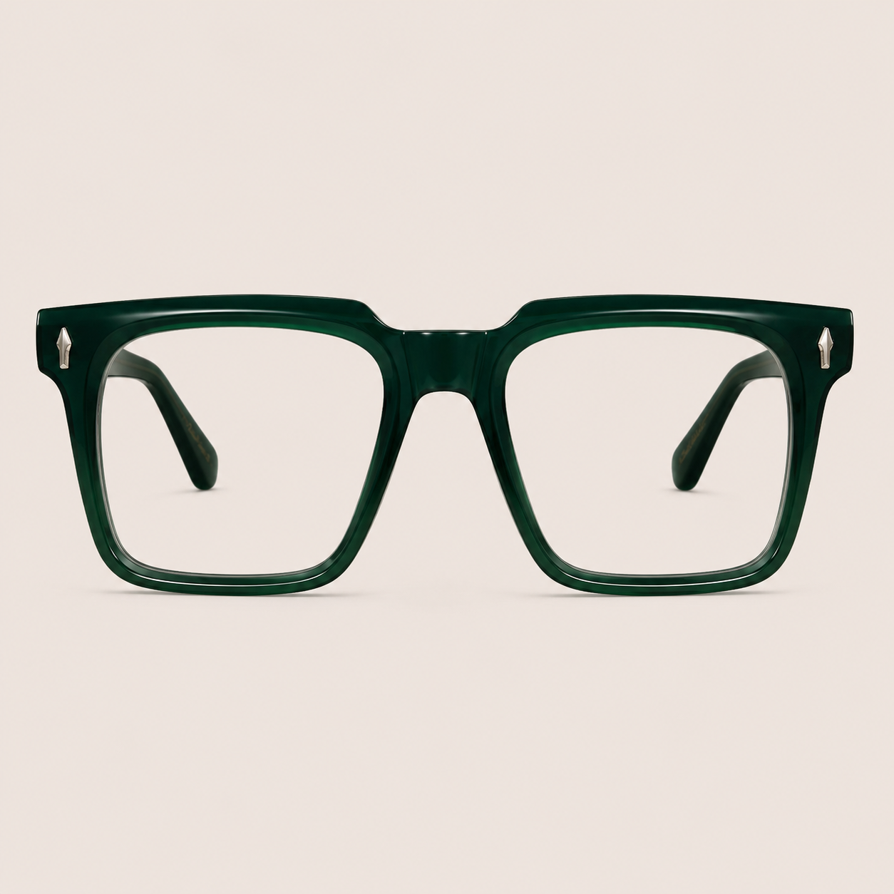 David Jacob Emerald Fade Premium Square Optical Frame - DJ-PR-0012
