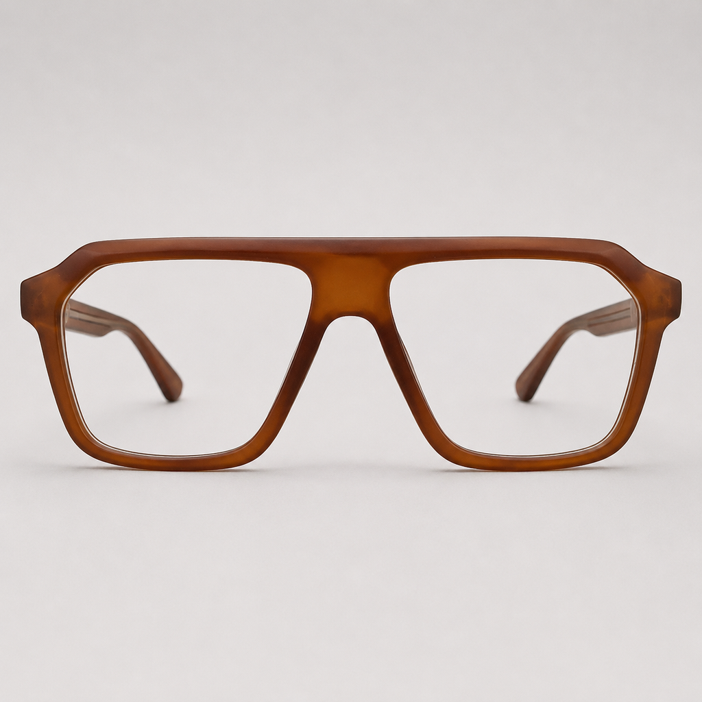 David Jacob Atlas Premium Amber Oversized Frame -  DJ-PR-0017