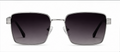 Square Metal Sunglasses 100% UV Protection | Premium Quality - BLK-SG-0005
