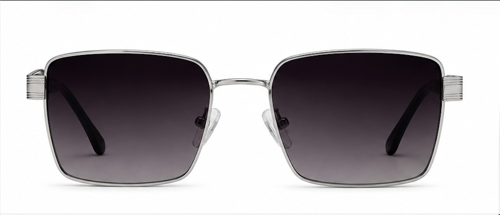 Square Metal Sunglasses 100% UV Protection | Premium Quality - BLK-SG-0005