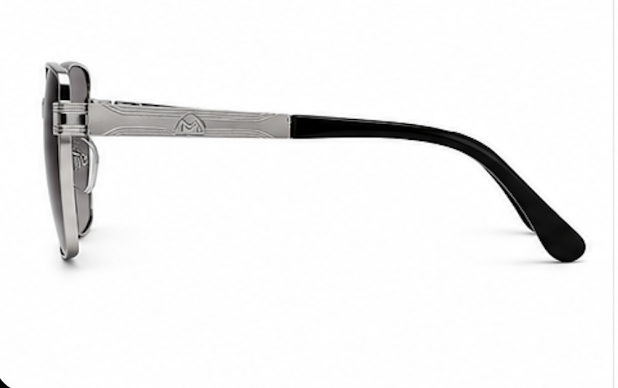 Square Metal Sunglasses 100% UV Protection | Premium Quality - BLK-SG-0005